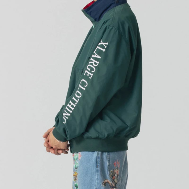 XLARGE | NYLON SAILING JACKET (GREEN) | T.F.L o 