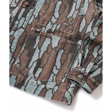 FTC | WASHED CANVAS WORK JACKET "CAMO" (FTC026SPJ05)