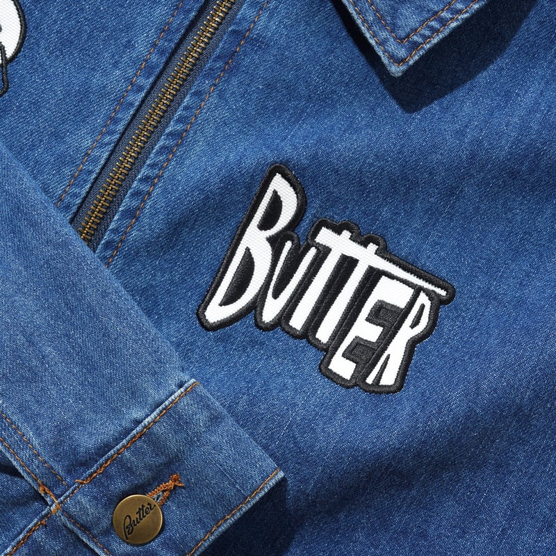 Butter Goods| Spike Jacket (Distressed Indigo)