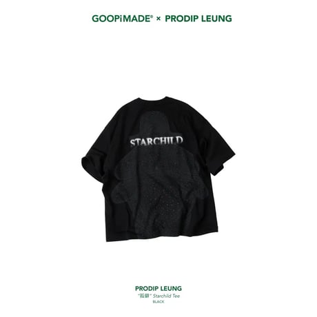 GOOPiMADE |  Prodip Leung - “孤僻” Starchild Tee (Black)