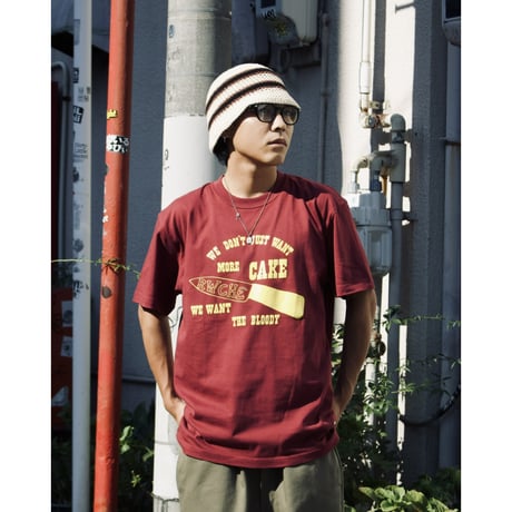 RWCHE | CAKE S/S Tee (Burgundy)