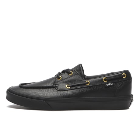 VANS | 2-EYELET DECK SHOES (BLACK)