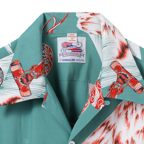 SUN SURF / DUKE KAHANAMOKU SPECIAL EDITION "Mt. FUJI & LUCKY EGGPLANT" (GREEN)