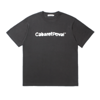 CABARET POVAL | Stencil Logo Tee (Sumi)