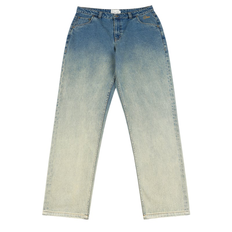 Dime / Straight Denim Pants (Dipped Sandblasted