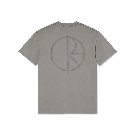 POLAR SKATE CO. / Contrast Tee - Stroke Logo (Grey)