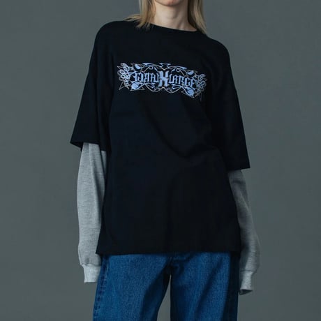 XLARGE | LAYERED L/S TEE (BLACK)