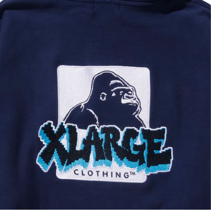 XLARGE | GRAFFITI PULLOVER HOODED SWEAT (BROWN)...