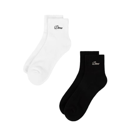 Dime / 2 Pack Ankle Socks (2 Color)