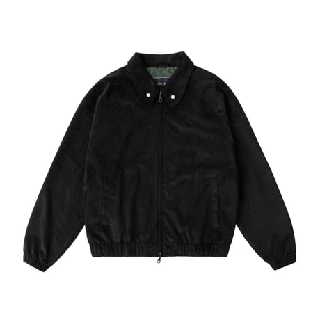 Dime / Perforated Faux Suede Jacket (Black)