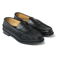 The Kenford Fineshoes | EMBOSSED LOAFERS(BLACK PAISLEY/Man)