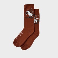 LABROS / Horse Socks (Brown)