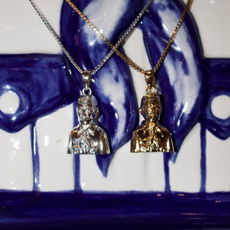 IN-PUT-OUT | Malverde Amulet Necklace 〜 THE BE-SHARE LIMITED 〜 (K18 GP/ Silver925/50cm)