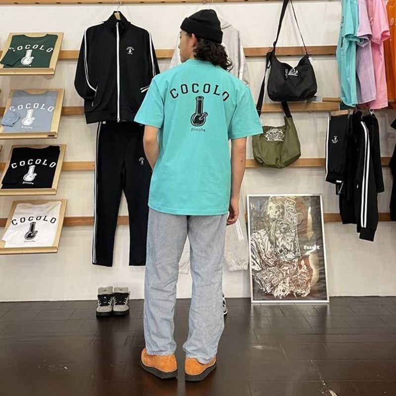 COCOLO BLAND / BACK BONG S/S TEE (MINT GREEN) |