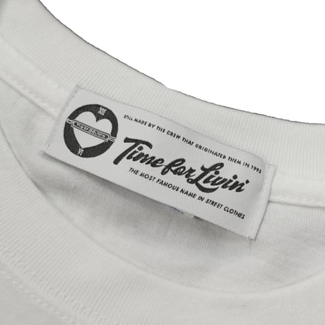 Time For Livin′ / ACADEMIC LOGO S/S TEE (WHITE)