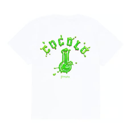 COCOLO BLAND / SLIME BONG S/S TEE (WHITE)