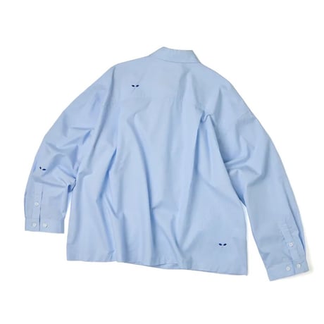GOOPiMADE |  GCMP-S1 Hidden in Stripe Shirt (Blue)