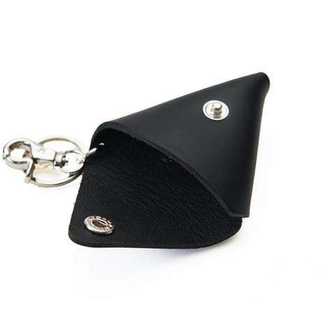 COCOLO BLAND / LEATHER COIN CASE (BLACK)