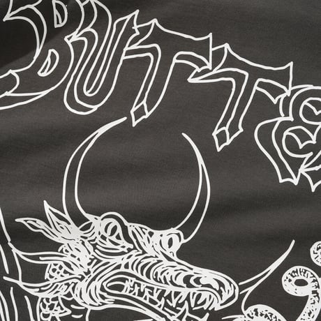 Butter Goods | BUTTER GOODS × DANIEL JOHNSTON  Dragon Tee(Washed Black)