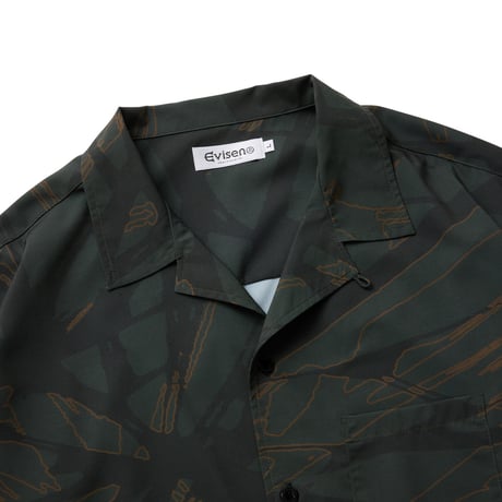 EVISEN SKATEBOARDSゑ®︎ | CLASH CAMO SHIRT(Black)