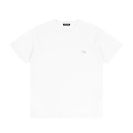 Dime / Classic Small Logo T-Shirt (White)