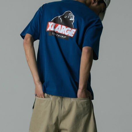 XLARGE | SLANTED OG S/S TEE(BLUE)