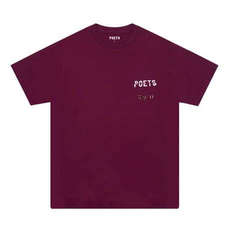POETS / CEE-LO SCREENED T SHIRT (BURGUNDY)