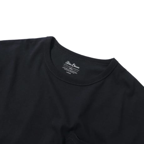 SILAS / CLASSIC POCKET TEE (BLACK)