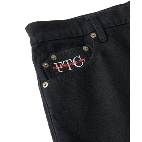 FTC | DENIM SHORT "BLACK" (FTC026SUMB03)