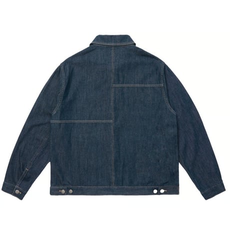 Screen Test / Asymmetric Denim Jacket (Indigo)
