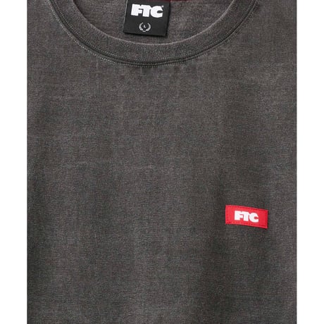 FTC | PIGMENT DYED SMALL LOGO L/S TOP "BLACK" (FTC026SPSH05)