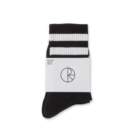 POLAR SKATE CO. / RIB SOCKS - HAPPY SAD (2COLOR)