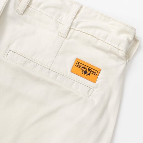 Service Works / Twill Part Timer Shorts (Off-White)