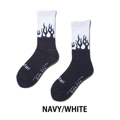 坩堝 (RUTSUBO) | FLAME SOCKS (RUTSUBO×I&ME）（2COLOR）