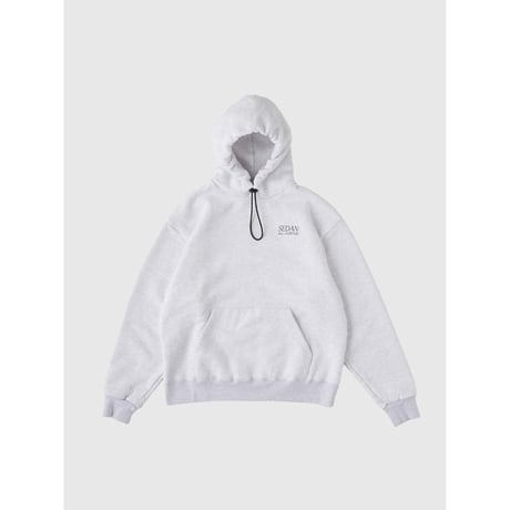 SEDAN ALL-PURPOSE|OG Logo Elastic Cord Hoodie(Ash Grey)