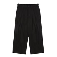 Screen Test / Triple Pleat Trouser (Black)