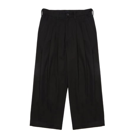 Screen Test / Triple Pleat Trouser (Black)