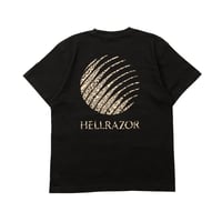 HELLRAZOR / LEAF PAISLEY LOGO SHIRT (BLACK)