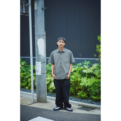 POLAR SKATE CO. / Mitchell Shirt (Black/Green)