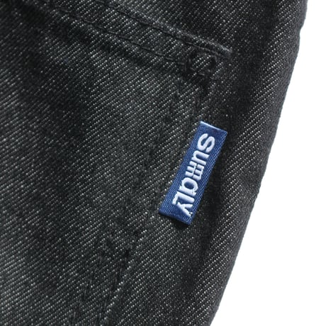 Summaly | Summaly "tag" Light Oz Denim Jeans- Unisex -(Black))