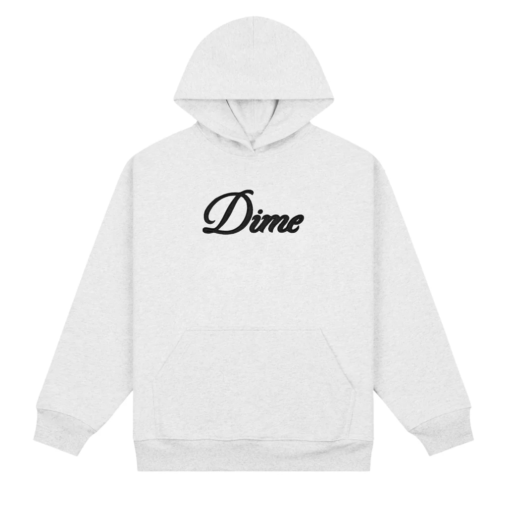 Dime★ アイシー カーシブ フーディ Dime / Cursive Hoodie (Ash) | T.F.L online.shop