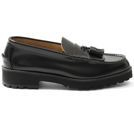 The Kenford Fineshoes |TANK SOLE LOAFERS(BLACK QUILT TASSEL/Man)