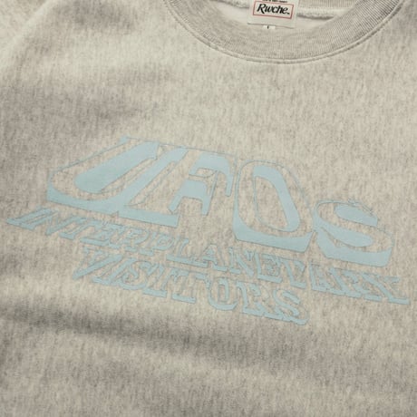 RWCHE | U.I.V SWEAT(ASH×LIGHT BLUE)