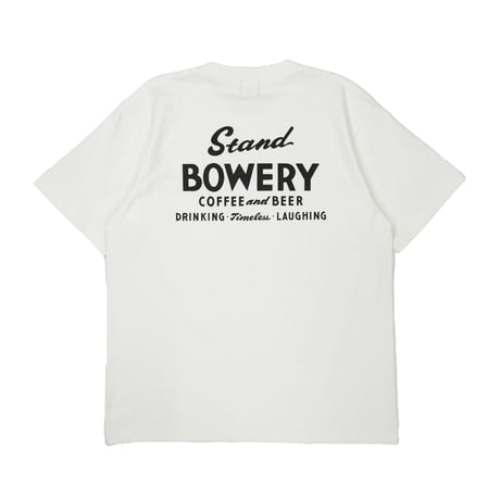 Stand BOWERY / BOWERY STAFF TEE (WHITE)