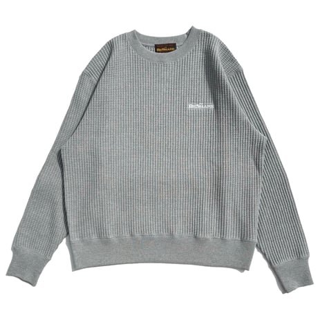 BE-SHARE | Store Logo L/S Thermal Tee (LIGHT GRAY)