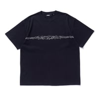 XLARGE | WAVEFORM S/S TEE(BLACK)