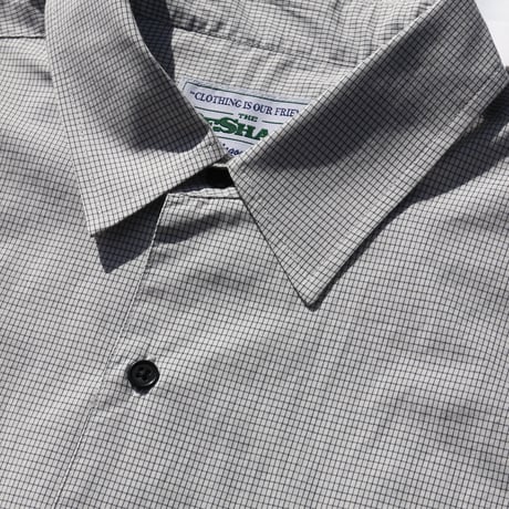 BE-SHARE |Graph Check L/S Shirt(White)