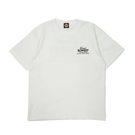 Stand BOWERY / BOWERY STAFF TEE (WHITE)