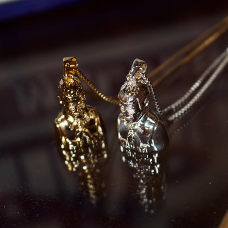 IN-PUT-OUT | Malverde Amulet Necklace 〜 THE BE-SHARE LIMITED 〜(SILVER/50cm)
