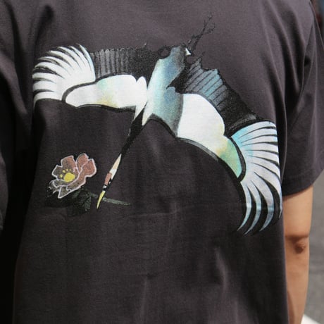 NEMES | 299 NEMES x HEAT "TSURU" T-SHIRT(Sumi)